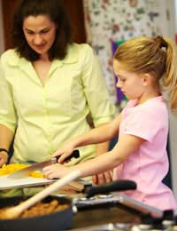 Cook Recipe Children Healthy Nutrition
