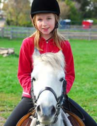 Horse Riding Sport Children Teenagers