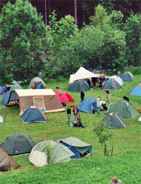 Camping Tent Campsite Kids France Camp