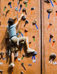 Indoor Rock Climbing Gym Safety Wall